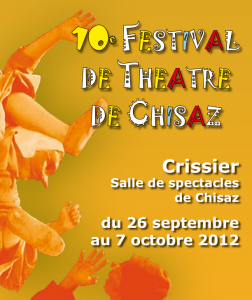 Affiche du festival de Chisaz 2012